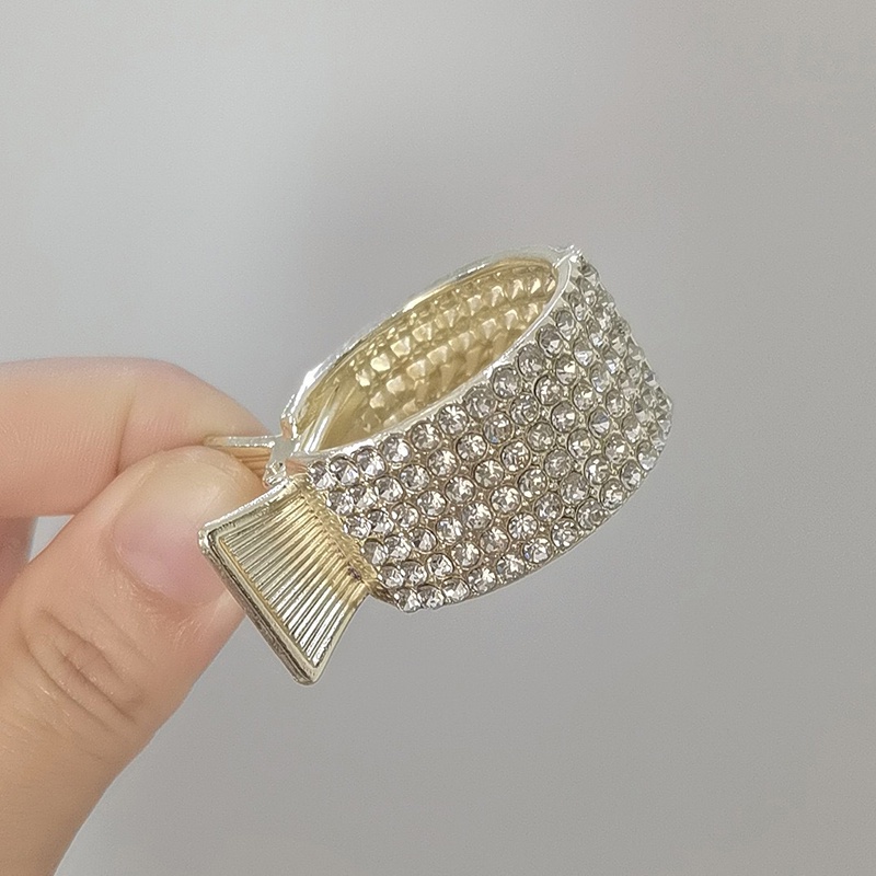 Kẹp Tóc Đuôi Ngựa Đính Kim Cương Giả Cao Cấp JP5