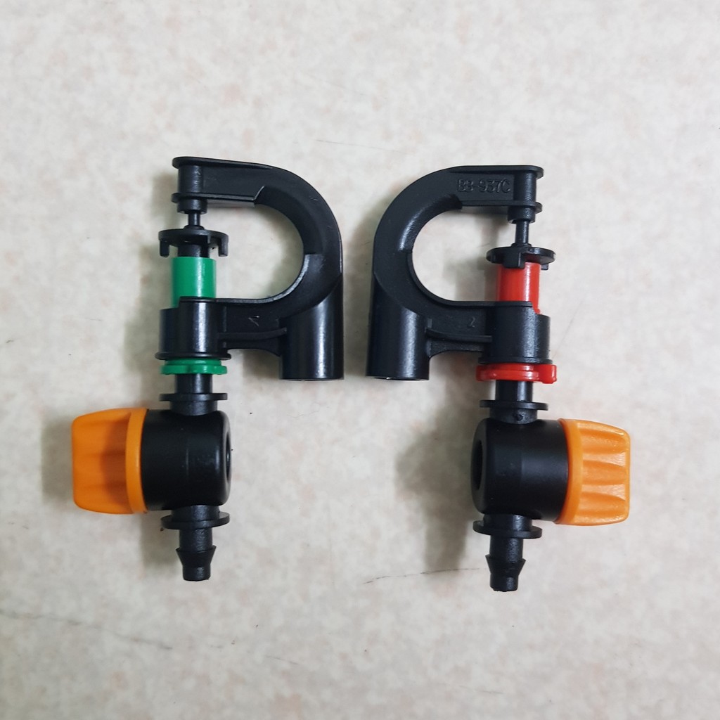 10 Béc G5 phun mưa tưới gốc chống côn trùng lưu lượng 30-60-90-120L/h, Bán kính 0-3,0m