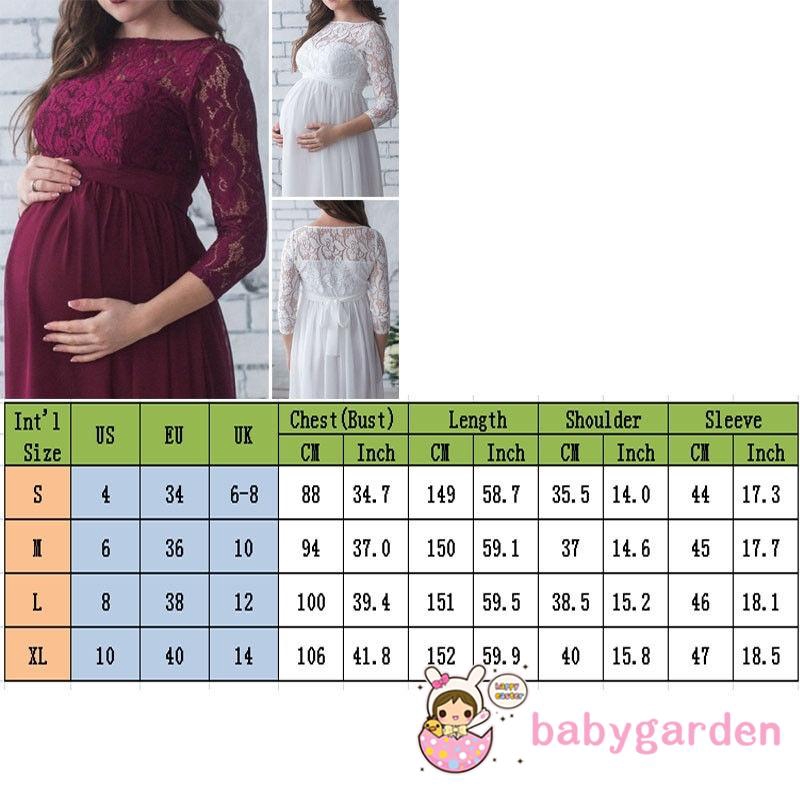 Váy ren dài cho bà bầu chụp ảnh