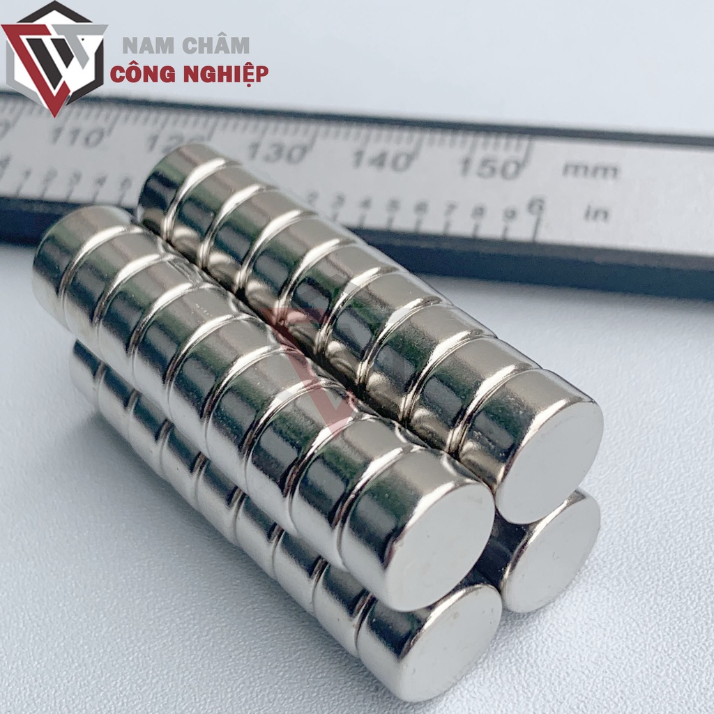Nam châm tròn 10x5mm nam châm đất hiếm siêu mạnh
