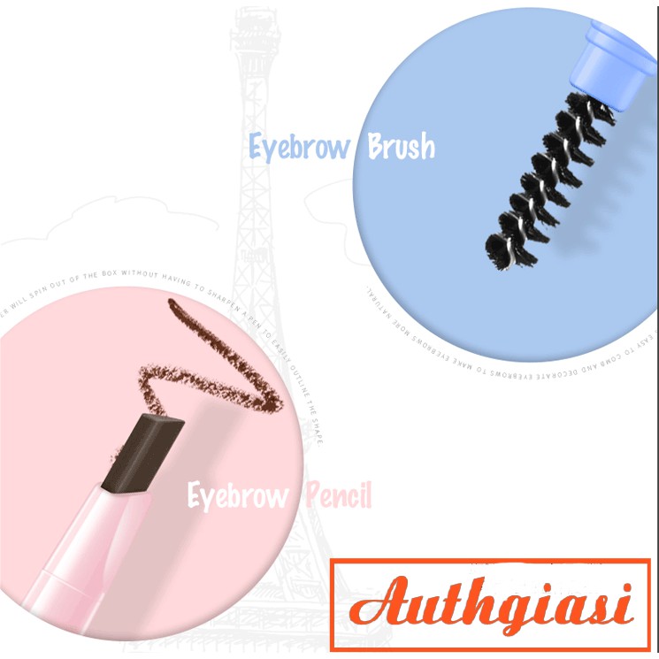 Chì kẻ mày Maycreate Eyebrow Pencil MCE101 đầu chống trôi nước