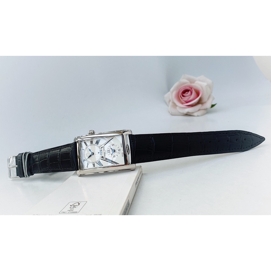 Đồng hồ nam chính hãng  Frederique Constant - Máy Pin Thụy Sĩ - Kính Sapphire - Dây da
