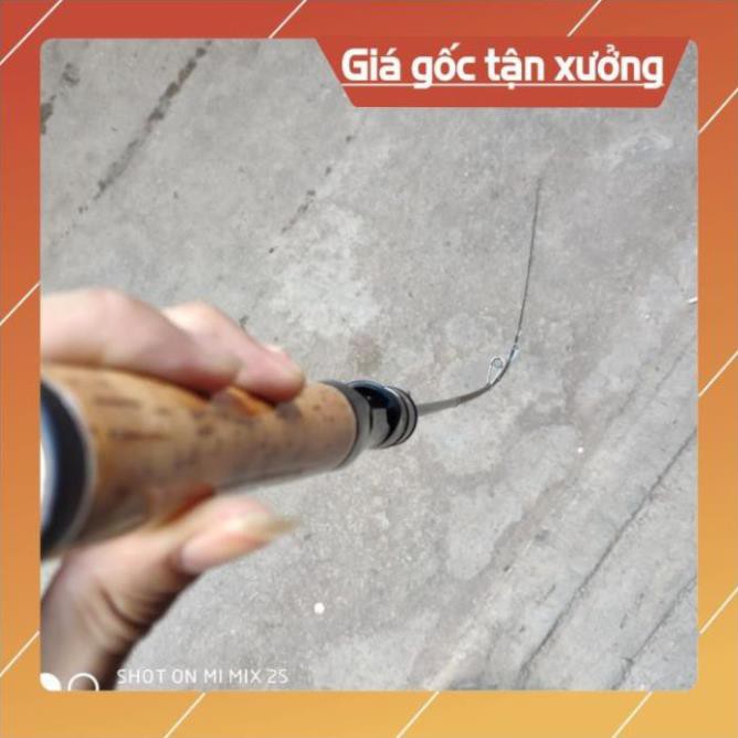 [Hàng Chính Hãng] Cần Câu Lure UL Cán Gỗ Đọt Đặc Chuyên Câu Suối, Cháp 1m68 và 1m8