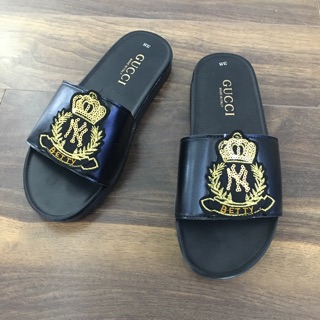 [Video+Kiểm tra] Dép Lê Ny thêu logo siêu cấp - RẺ VÔ ĐỊCH