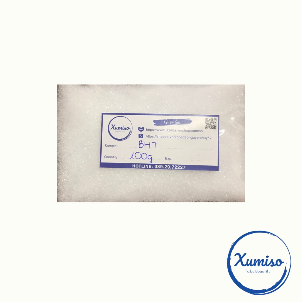 100G BHT – BUTYLATED HYDROXYTOLUENE - CHẤT CHỐNG OXY HÓA