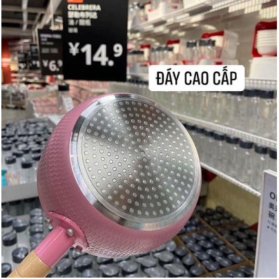 Chảo chống dính sâu lòng có 3 cỡ, dùng được bếp từ