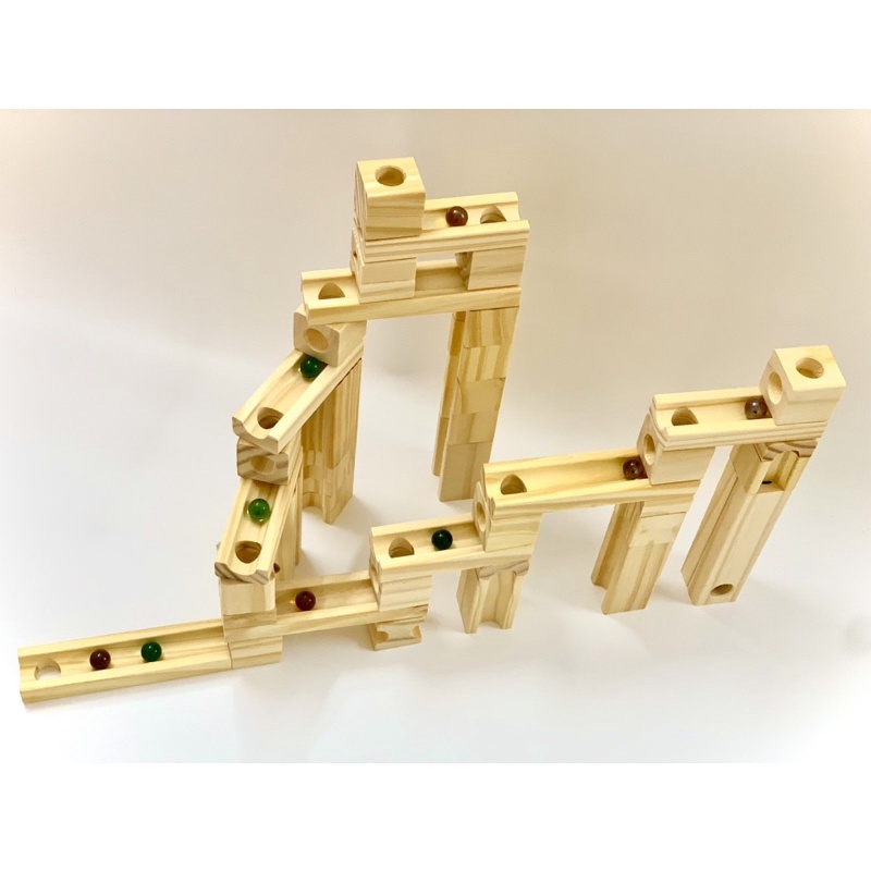 Nhà Bi Gỗ Thông Minh Xếp Hình 60 miếng