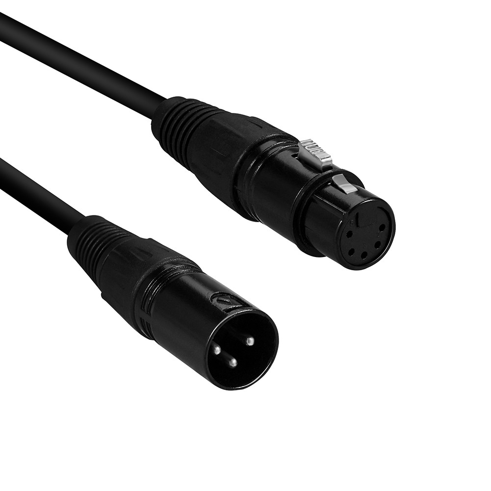 Dây Cáp Chuyển Đổi Hel + 0.5 / 1 / 3 / 2m Xlr 3 Pin Male Sang 5 Pin Female Dmx