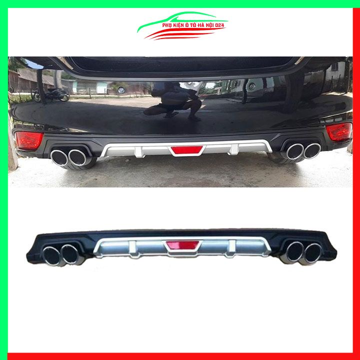 Lippo, líp chia pô ô tô Vios 2014-2018 Mẫu 4 Pô Tròn chuẩn form xe thể thao