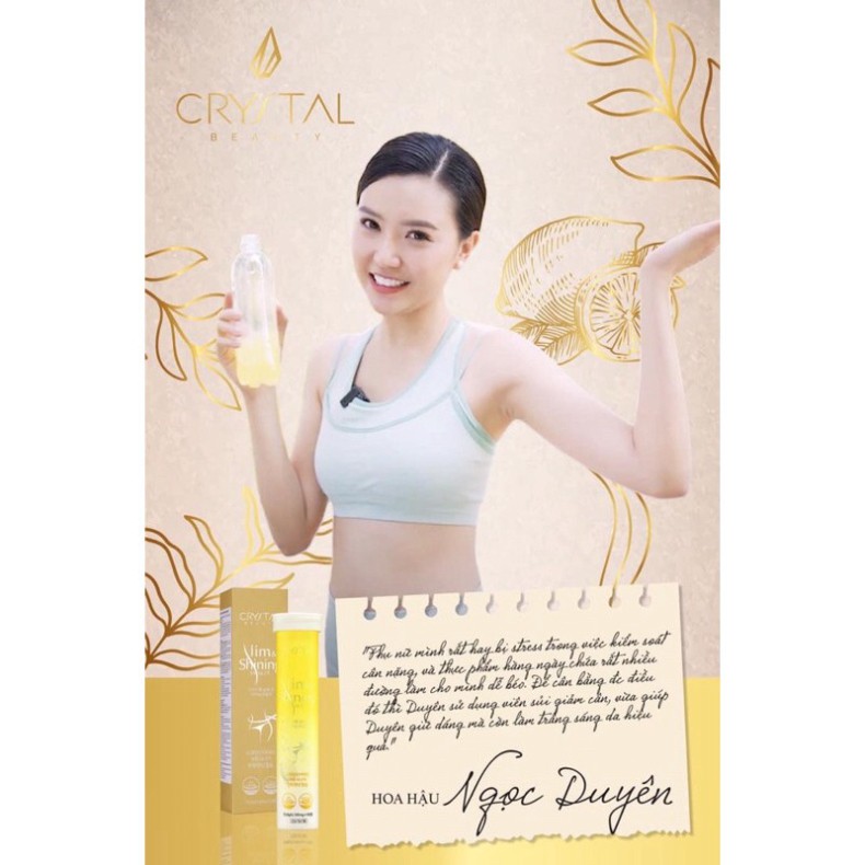 Viên Sủi Crystal trắng da-giảm cân dữ dáng-eo thon crystal không lo tác dụng phụ | BigBuy360 - bigbuy360.vn