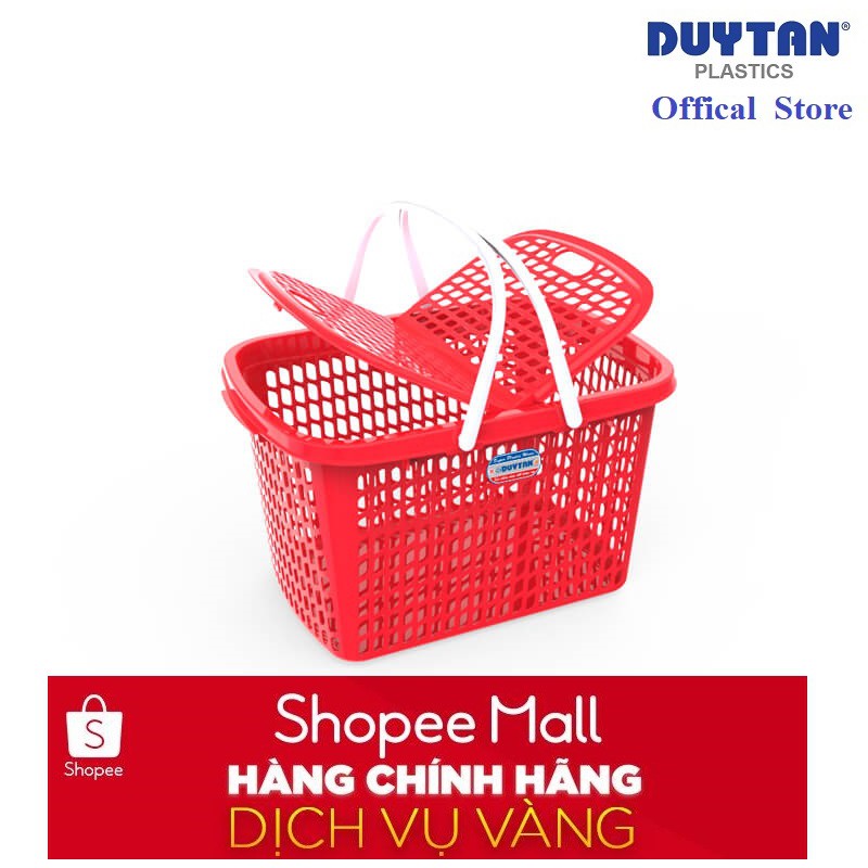 FREESHIP 99K TOÀN QUỐC_Giỏ Đựng Đồ Chuẩn Bị Đi Sinh Có Nắp Duy Tân ( Nhỏ: 37,5 X 27 X 22 Cm )