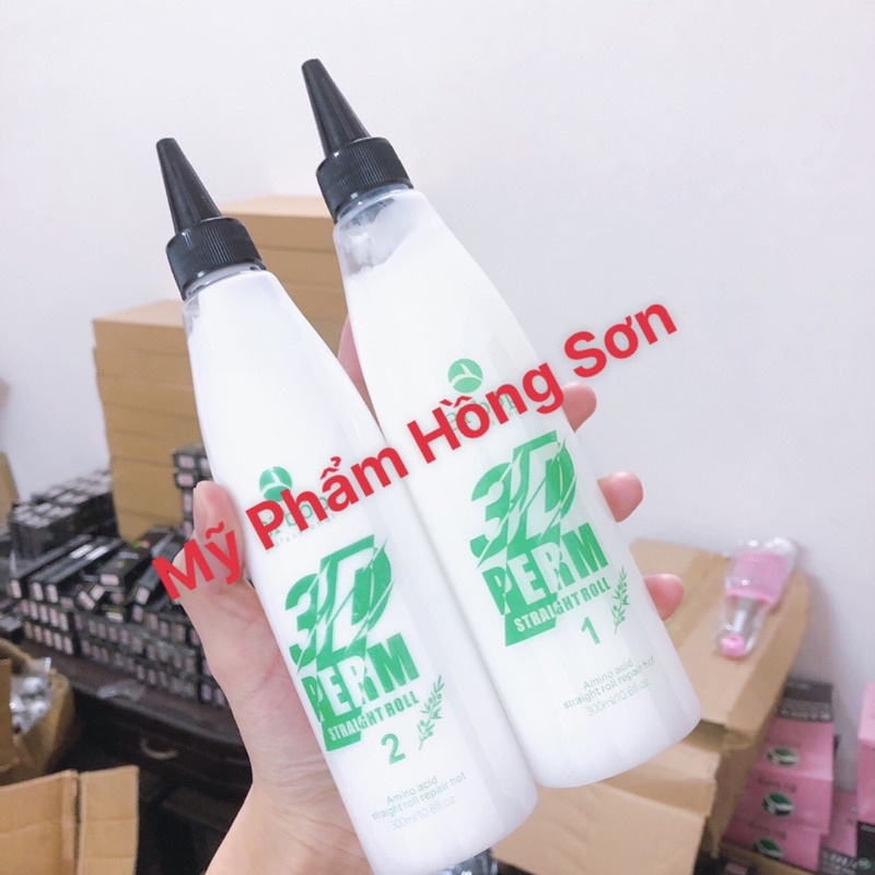 Thuốc uốn xoăn lạnh tại nhà 300mlx2 Trục Uốn Lạnh Size số 5 , Xương Lô Uốn Xoăn Xù Mì, Phồng Chân Tóc Size bé