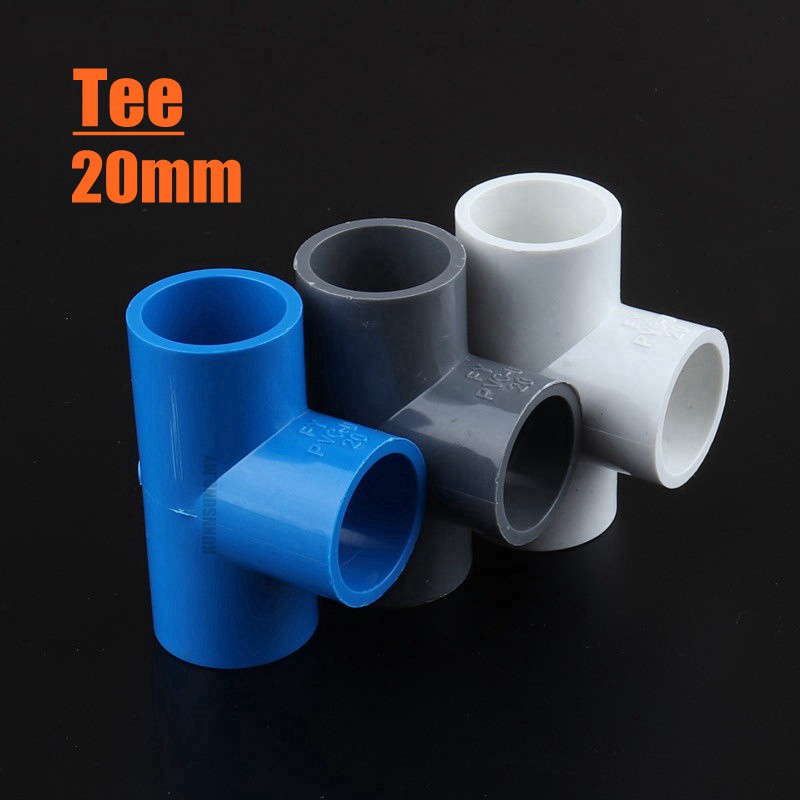 Set 10 Đầu Nối Ống Nước Chữ Y 20mm Bằng PVC Tiện Dụng Cho Hồ Cá Cảnh