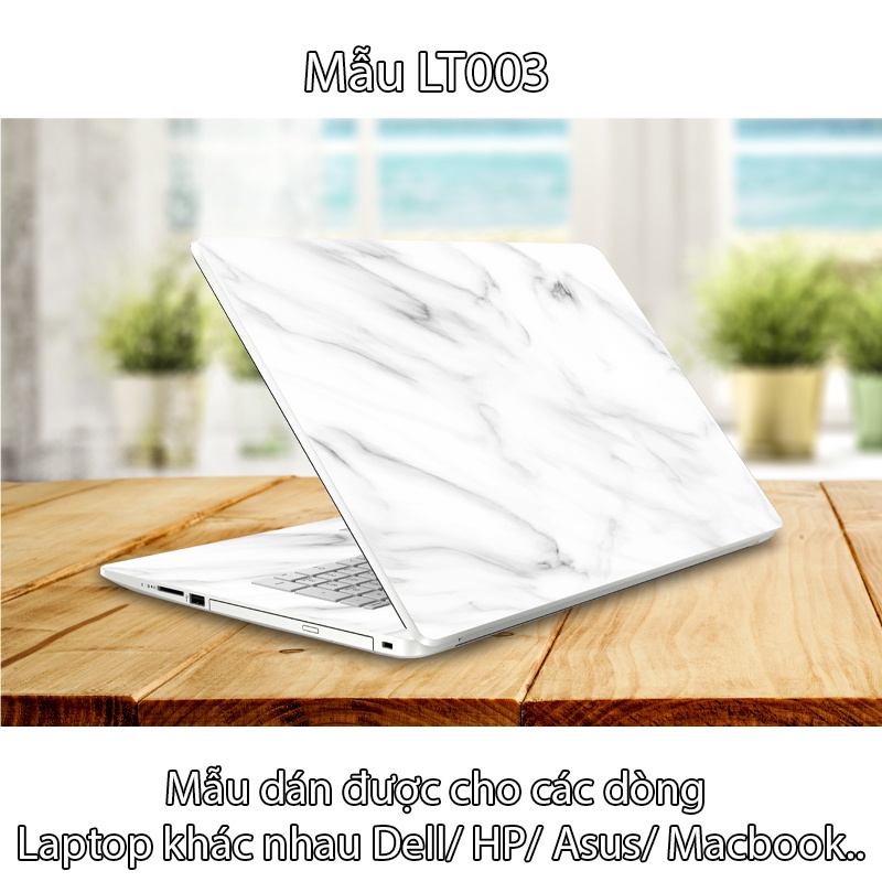 Miếng Dán Laptop - Mẫu vân đá LT003 - Dán cho Dell, Hp, Asus, Lenovo, Acer, MSI, Surface,Vaio, Macbook