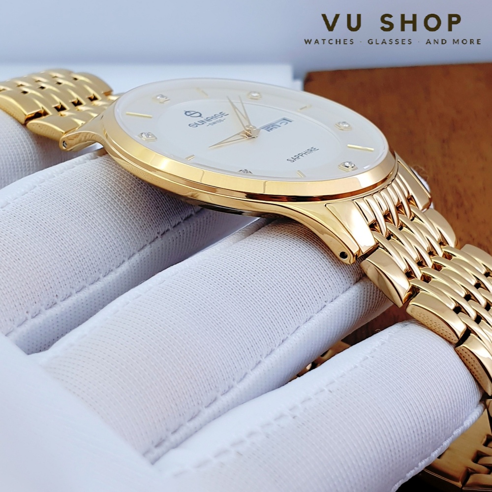 Đồng hồ nam SUNRISE 1109SB - Chính hãng, chống trầy