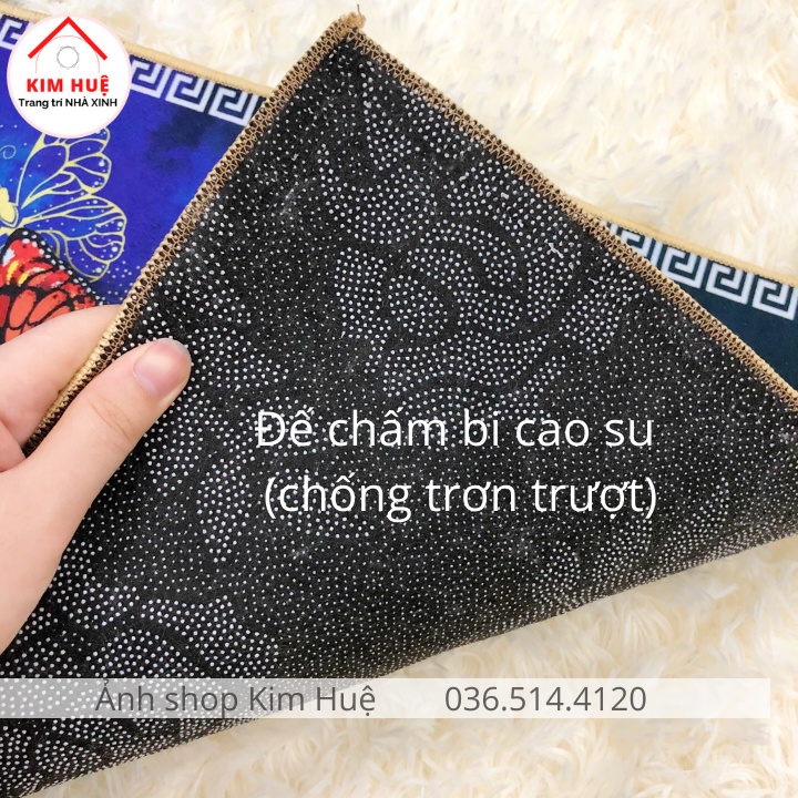 Thảm lau chân, thảm chùi chân 3D bali đế cao su chống trơn trượt - 40cm x 60cm mã BALI CBL01