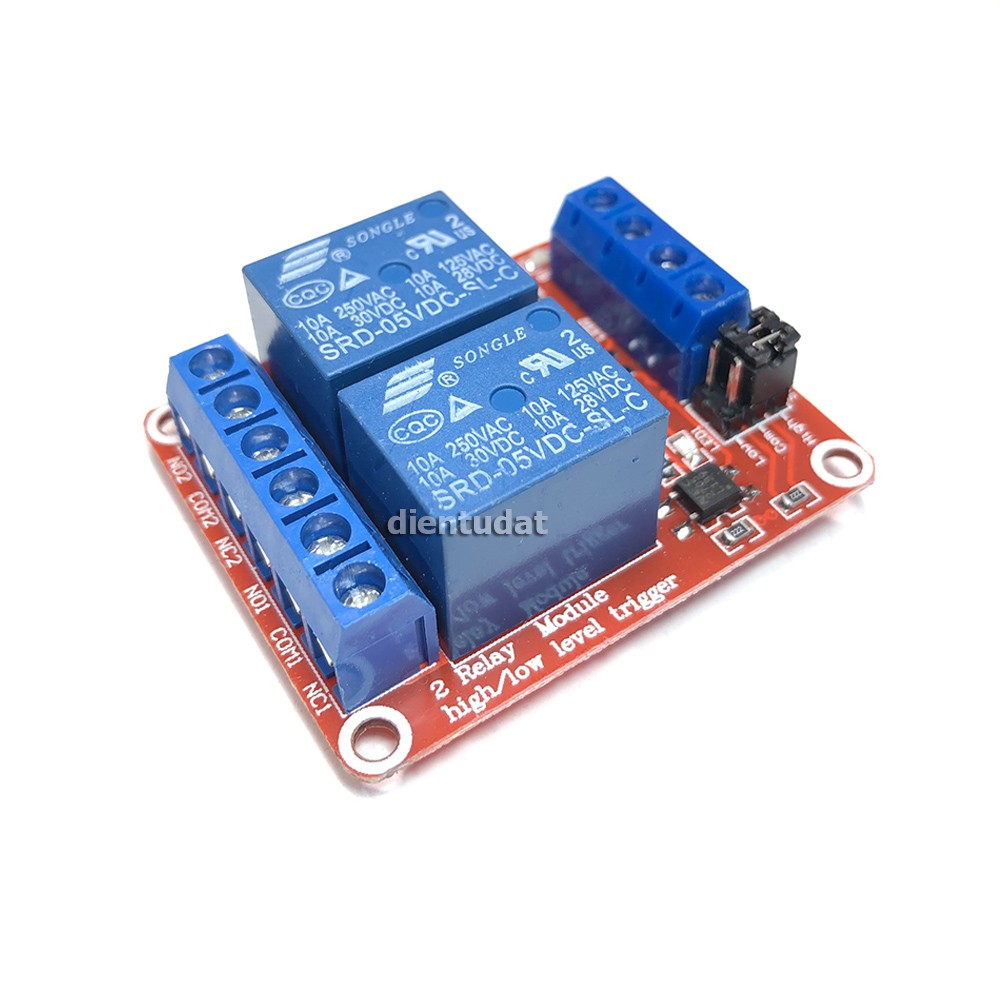Module 2 Relay Kích High/Low 5VDC
