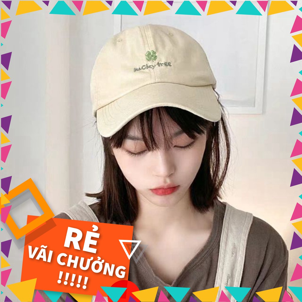 Nón Nữ Cao Cấp Nón Kết Unisex Hình Cỏ May Mắn Shop Ngọc Trinh Đà Nẵng