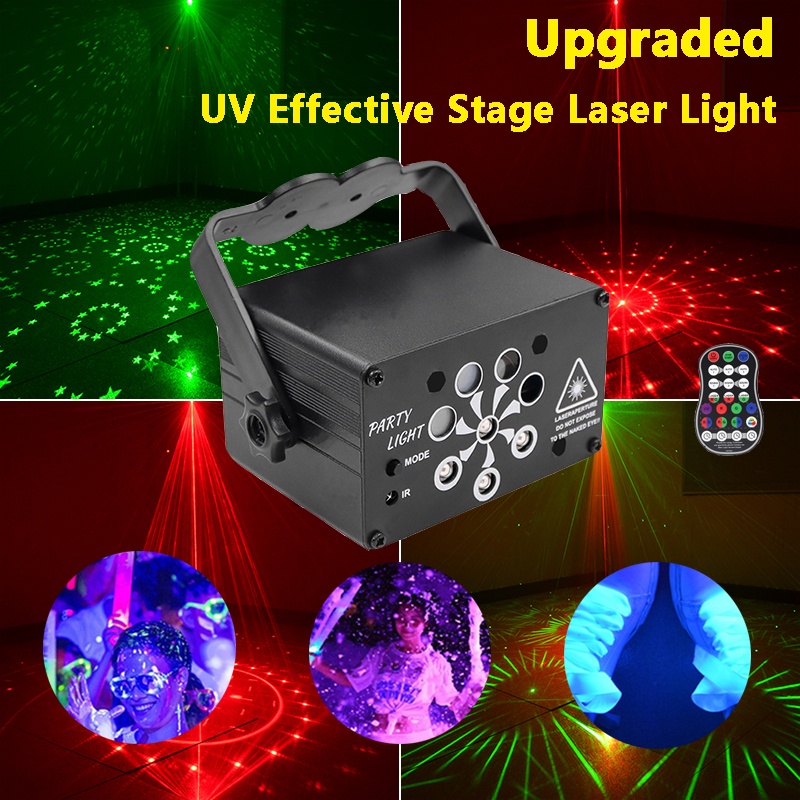 Đèn LED Sân Khấu 8 Lỗ Tia UV Thiết Kế Độc Đáo Tiện Dụng