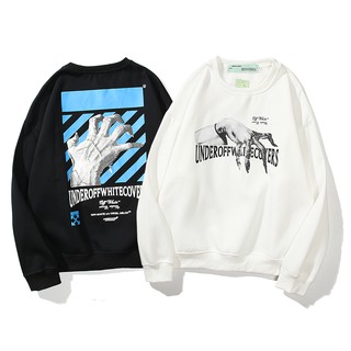 Áo sweater Tay Dài In Chữ ghost Cá Tính Trẻ Trung