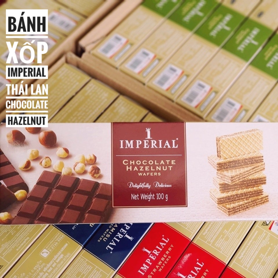 Bánh Xốp Imperial Thái Lan (Dâu/ Tiramisu/ Coconut / Chocolate Hazelnut) Hộp 100Gr | BigBuy360 - bigbuy360.vn