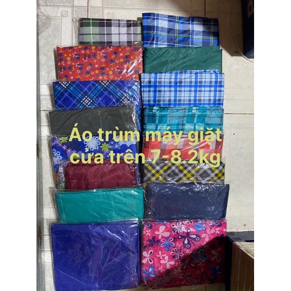 Áo trùm máy giặt cửa trên bằng vải dù siêu bền
