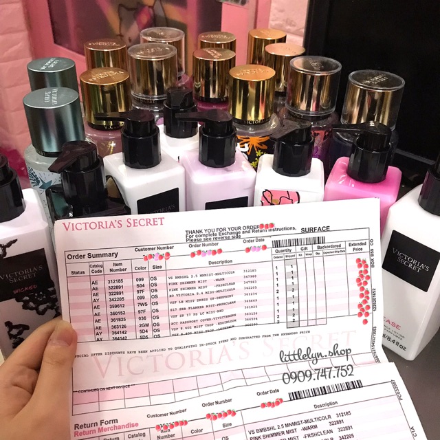 [Bill Mĩ - Sẵn Đủ Mùi] Dưỡng Thể Victoria’s Secret Lotion Vic VS Amber Romance Aqua Kiss Pure Seduction Cake Confetti | BigBuy360 - bigbuy360.vn