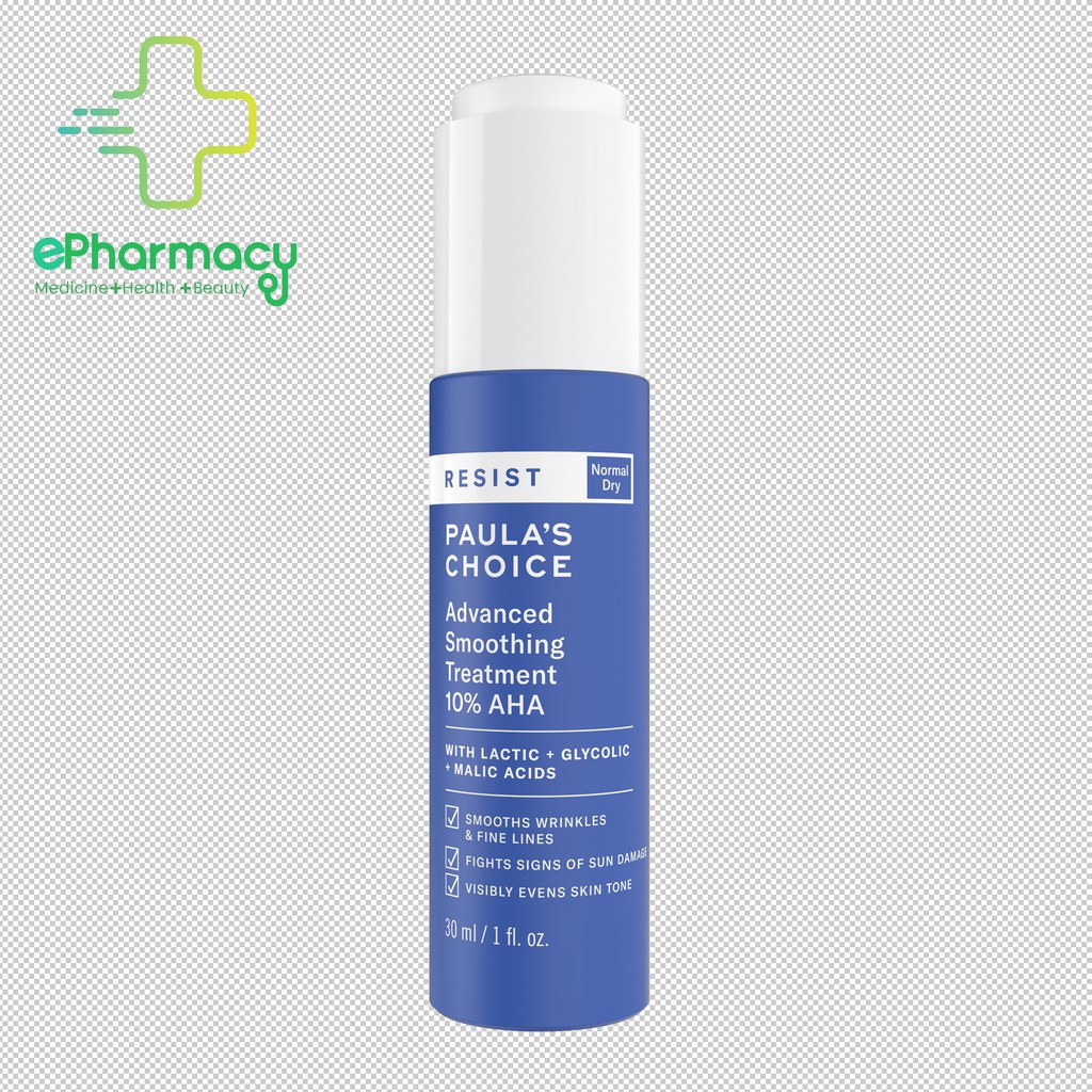 Serum Paula’s Choice 10% AHA Resist Advanced Smoothing - Tinh chất làm sáng và đều màu da 30ml