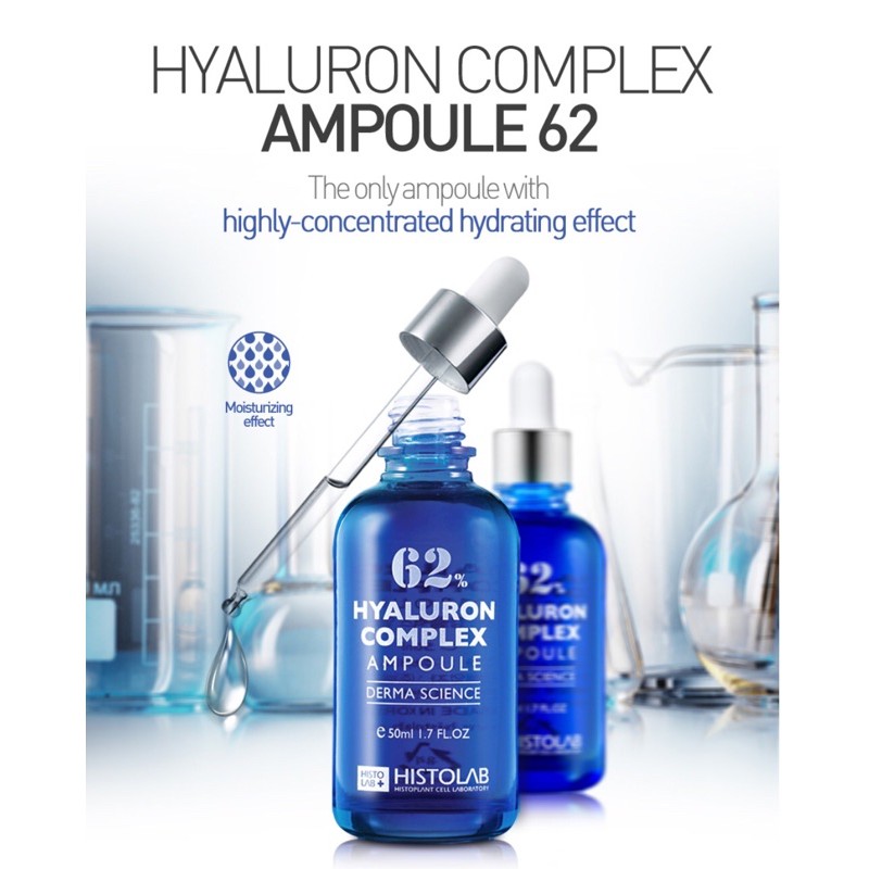 [HISTOLAB]TINH CHẤT CẤP ẨM-62% HYALURON COMPLEX AMPOULE