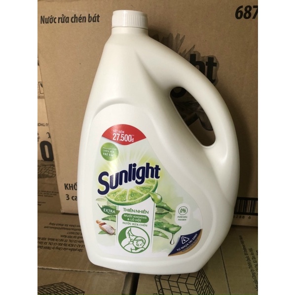 Nước Rửa Chén Thiên Nhiên Sunlight Can 3,8kg
