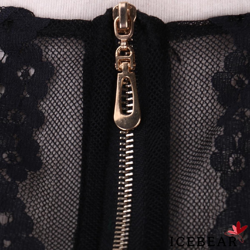 Áo thun phối ren dài tay quyến rũ cho nữ