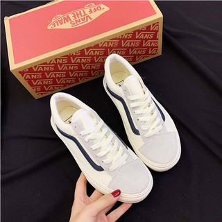 [FullBox - CÓ ẢNH THẬT] Giày Vans Style 36 vans kelly kẻ sọc xanh than- Phiên bản Tiêu Chuẩn cực đẹp