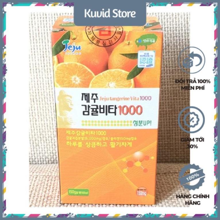 Vitamin C Jeju Tangerine Vita 1000 Hàn Quốc, Lọ 150g, Giúp Tăng Sức Đề Kháng, Cả Gia Đình Khỏe Mạnh VIP
