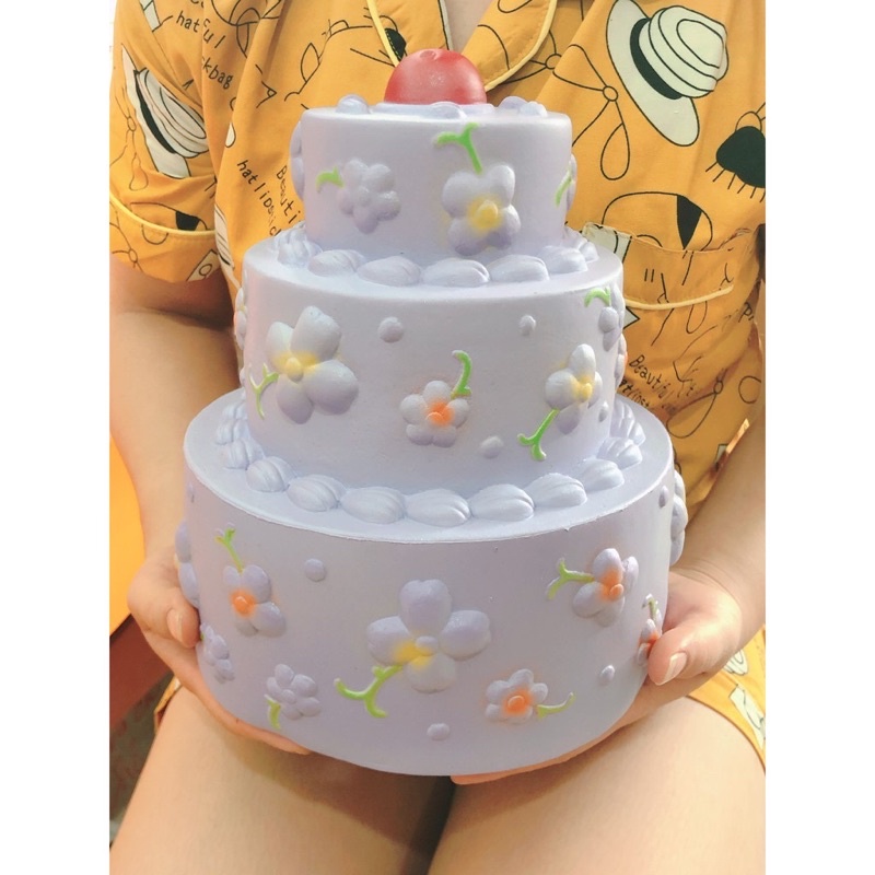 squishy sịn đồ sộ bánh sinh nhật