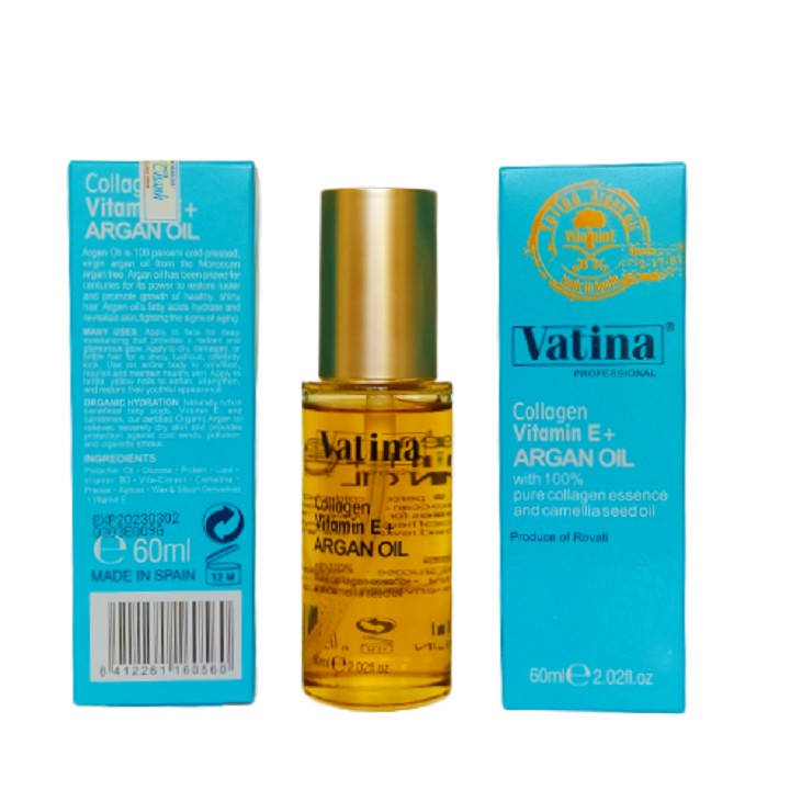 Tinh dầu dưỡng tóc vatina phục hồi tái tạo 60ml