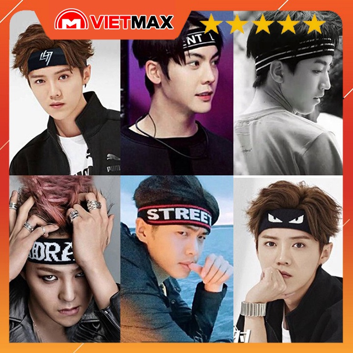 Băng Đô Headband Thể Thao Tập Gym, Yoga Nam Nữ Kpop Hàn Quốc