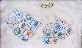 Combo 5b Cotton giấy ba lỗ cho bé