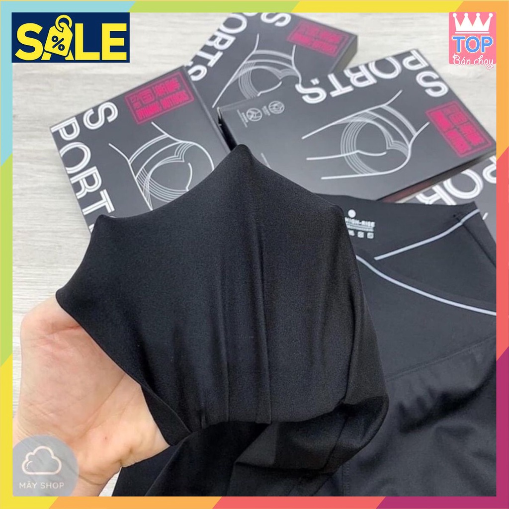 [BAO CHẤT] Quần legging cạp cao gen bụng cạp chéo mã 404