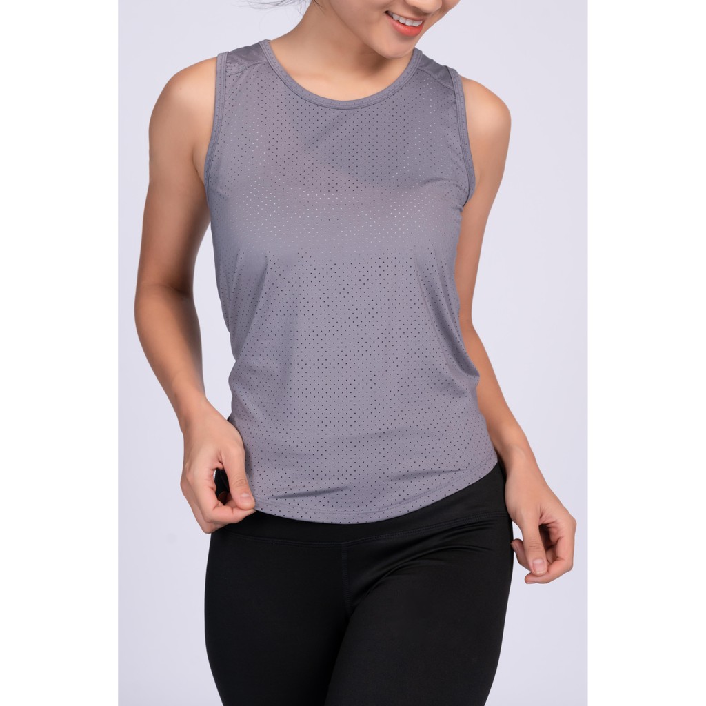 Áo Tanktop Thể Thao Nữ Cột Lưng Tập Gym, Yoga, Aerobic Thấm Hút Mồ Hôi CH038