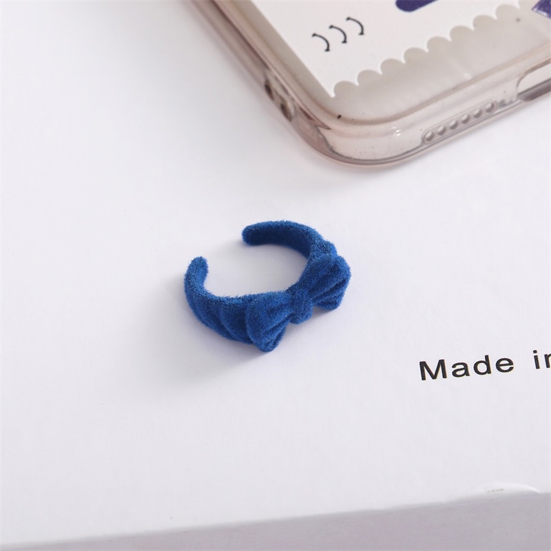 Nhẫn hở thắt nơ phong cách thu đông thời trang mới