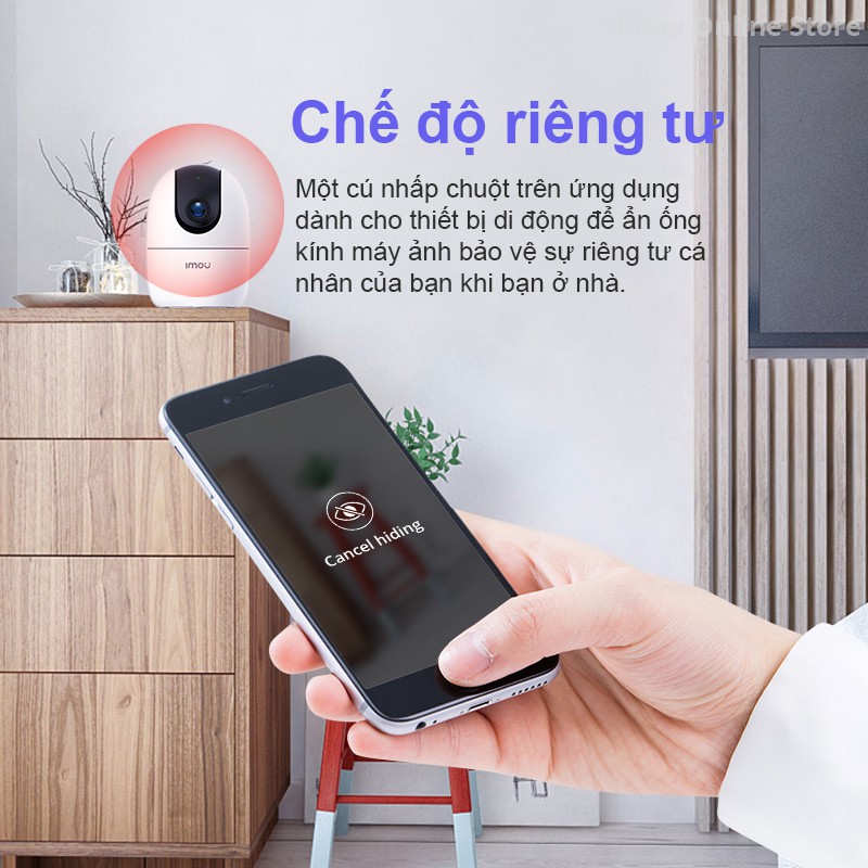 Camera imou wifi A22EP 1080P(2M), A42P 4M 2K Xoay 360 - Hàng chính hãng