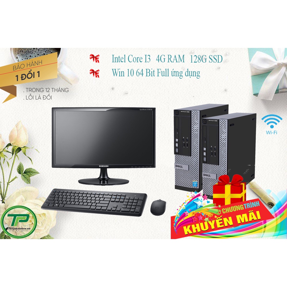 Trọn bộ máy tính văn phòng core i7, i5, i3 lcd 27", 21" win 10 ssd siêu nhanh