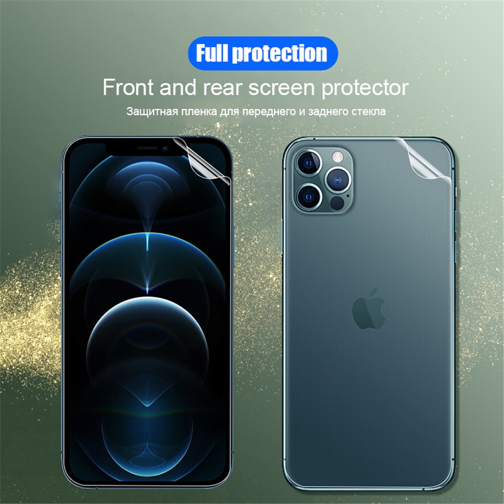 Kính cường lực hydrogel bảo vệ màn hình iphone 13 12 Mini XR 20000D 13 12 11 Pro X XS Max