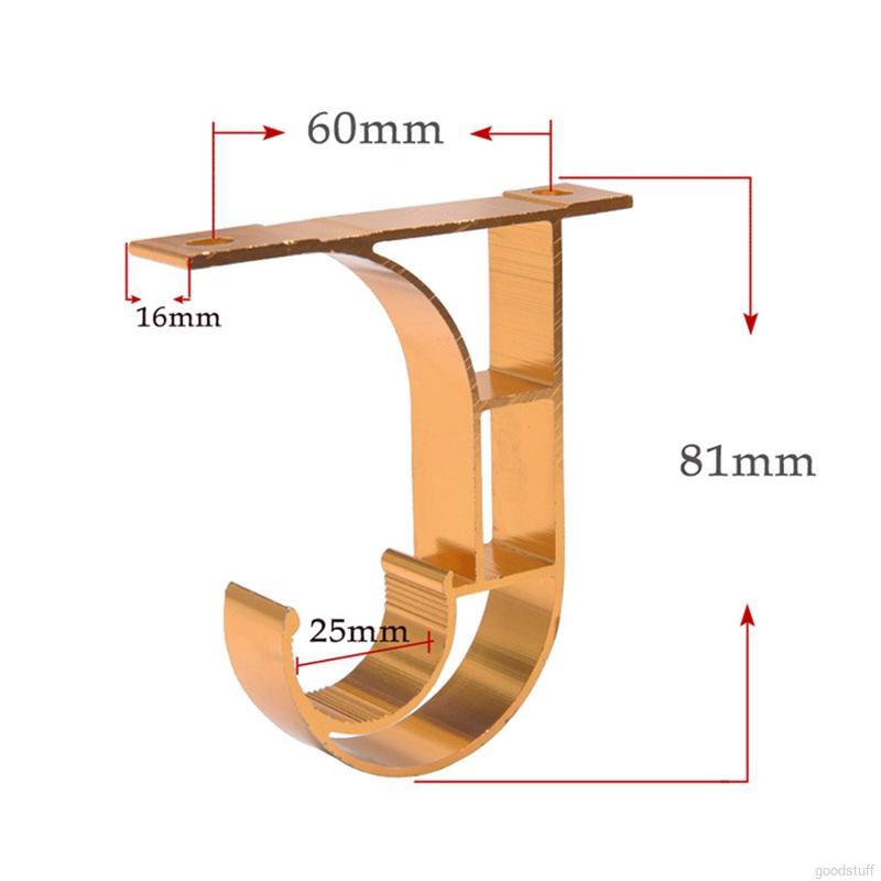 Phụ Kiện Giá Đỡ Thanh Treo Rèm Cửa Bằng Nhôm