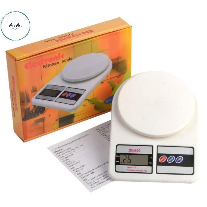 Cân tiểu ly định lượng nhà bếp, cân điện tử làm bánh SF400