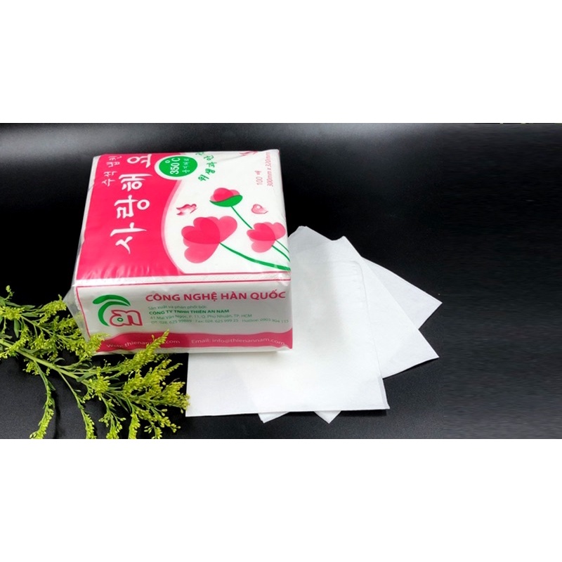 Giấy Vuông Hàn Quốc 100 tờ