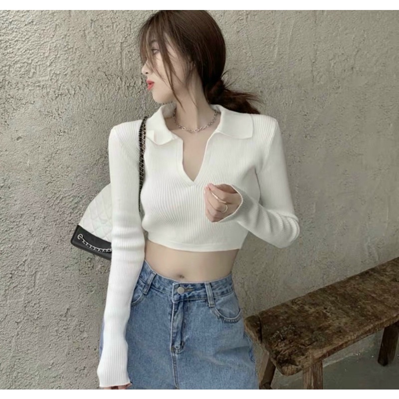 Áo tay dài cột nơ hở lưng gợi cảm