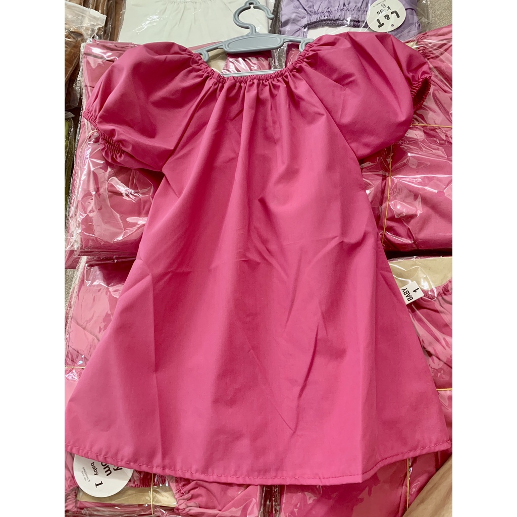 💦NHẬP MÃ KIDSFREE giảm 15K💦 Váy cho bé gái, Đầm bé gái - Đầm, váy tay bồng khoét lưng cho bé gái siêu hot mùa hè 2022