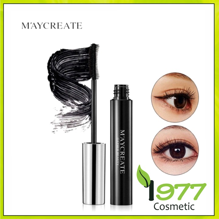 Mascara Siêu Mảnh Làm Dày Cong Mi Chính Hãng Maycreate Hàng Nội Địa Trung - 1977 Cosmetic