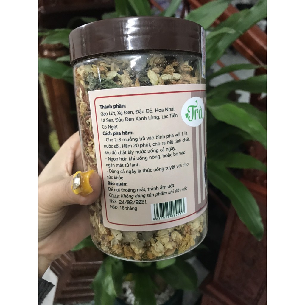 TRÀ GẠO LỨT XẠ ĐEN GIẢM CÂN TIÊU MỠ HỘP 500g | BigBuy360 - bigbuy360.vn